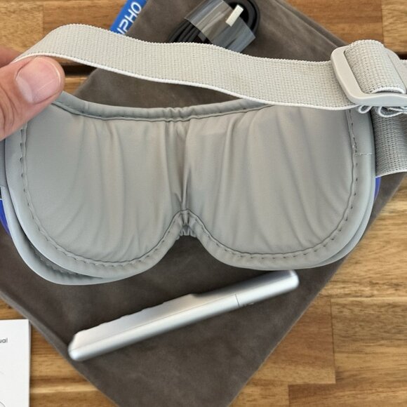 RENPHO Eyeris 1 Eye Face Massager w/ Heat Sleep Mask Migraine Relief Bluetooth + - Picture 15 of 16